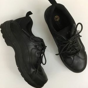 Keuka Tillman Black Steel Toe Work Shoes Men’s 9